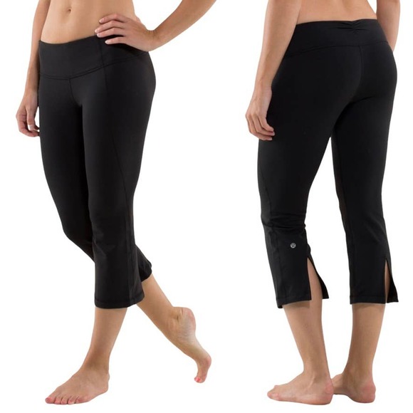 lululemon athletica Pants - Lululemon Gather & Crow Crop Black Size 6